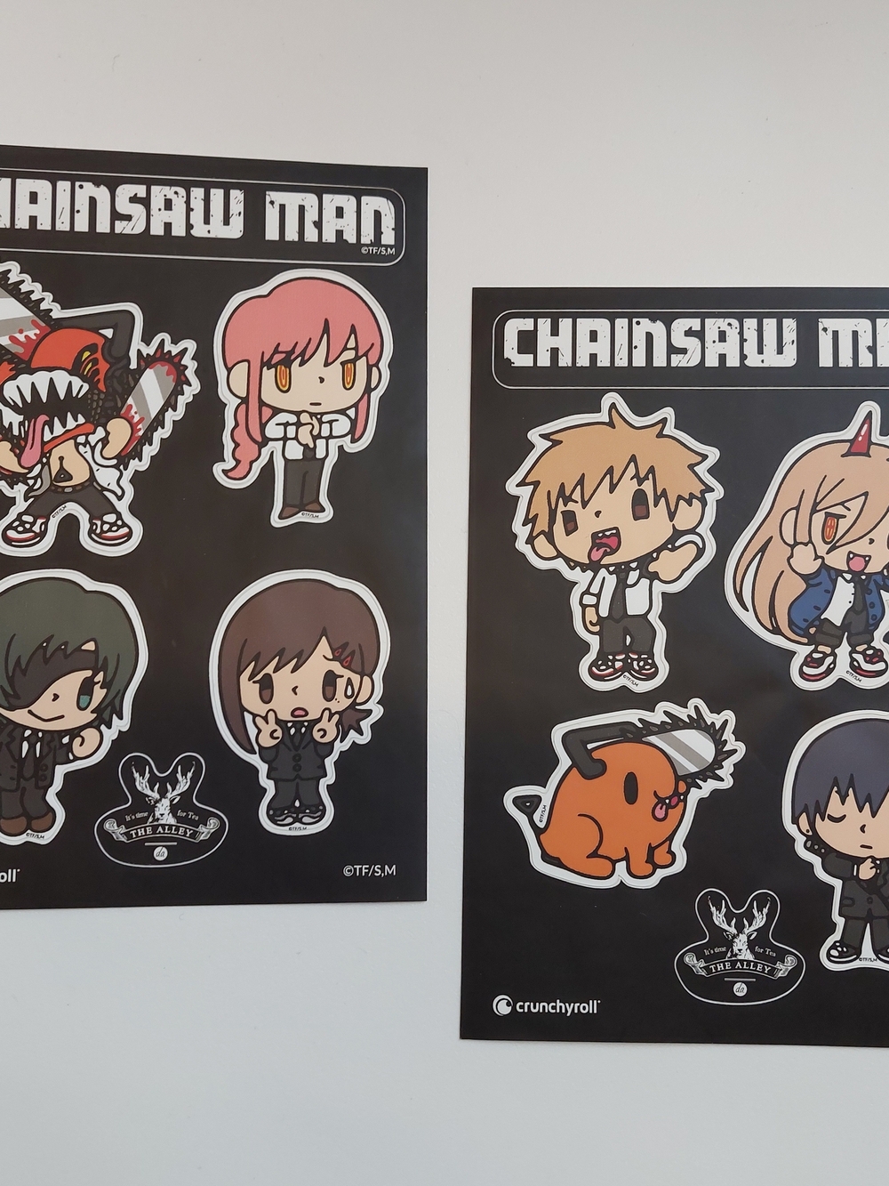 Chainsaw Man Chibi Character Sticker Sheets - The Alley Collab